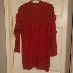 American Rag Juniors' Tunic Sweater - Chili Pepper